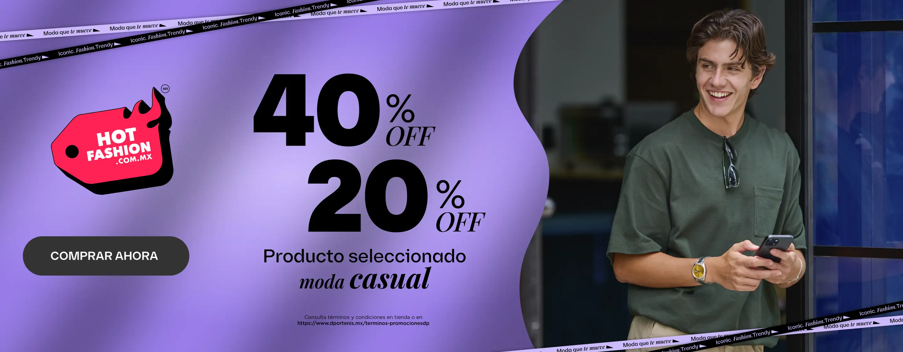 40 y 20 casual