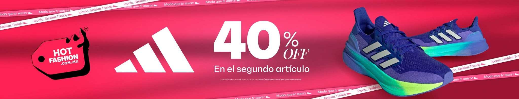 40% segundo Articulo adidas