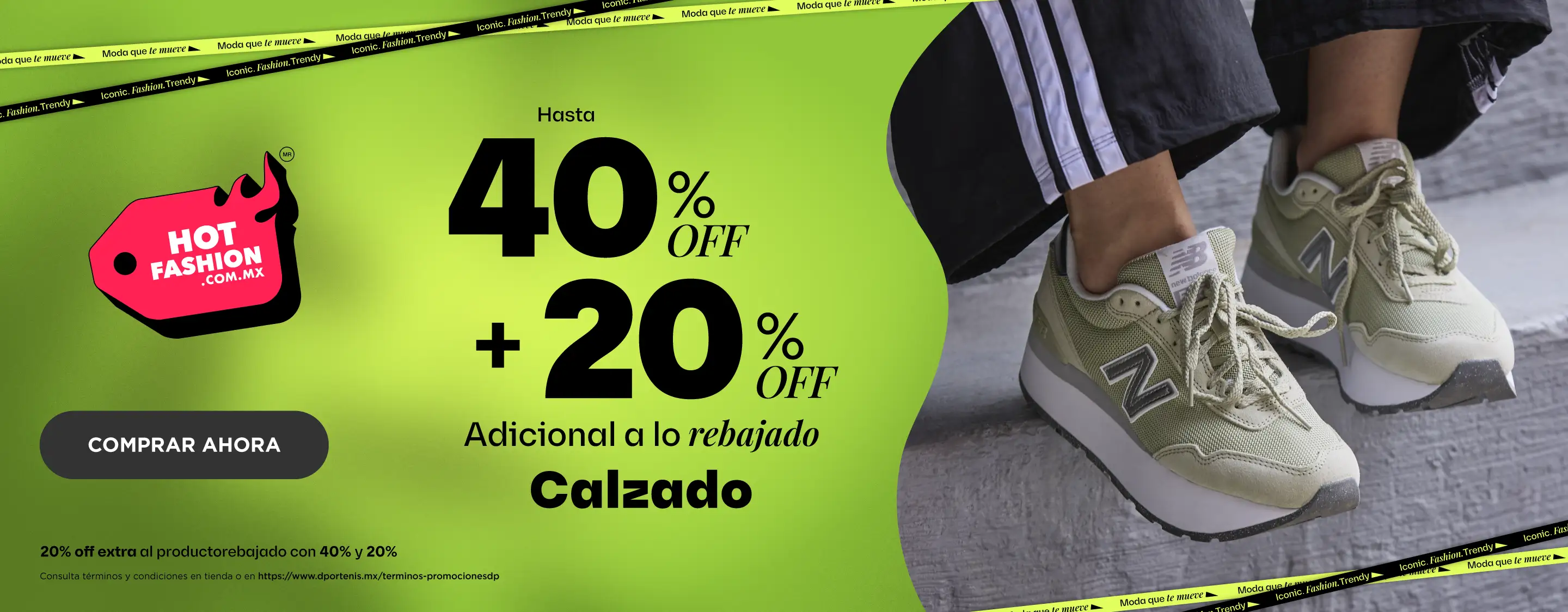 40% + 20% calzado