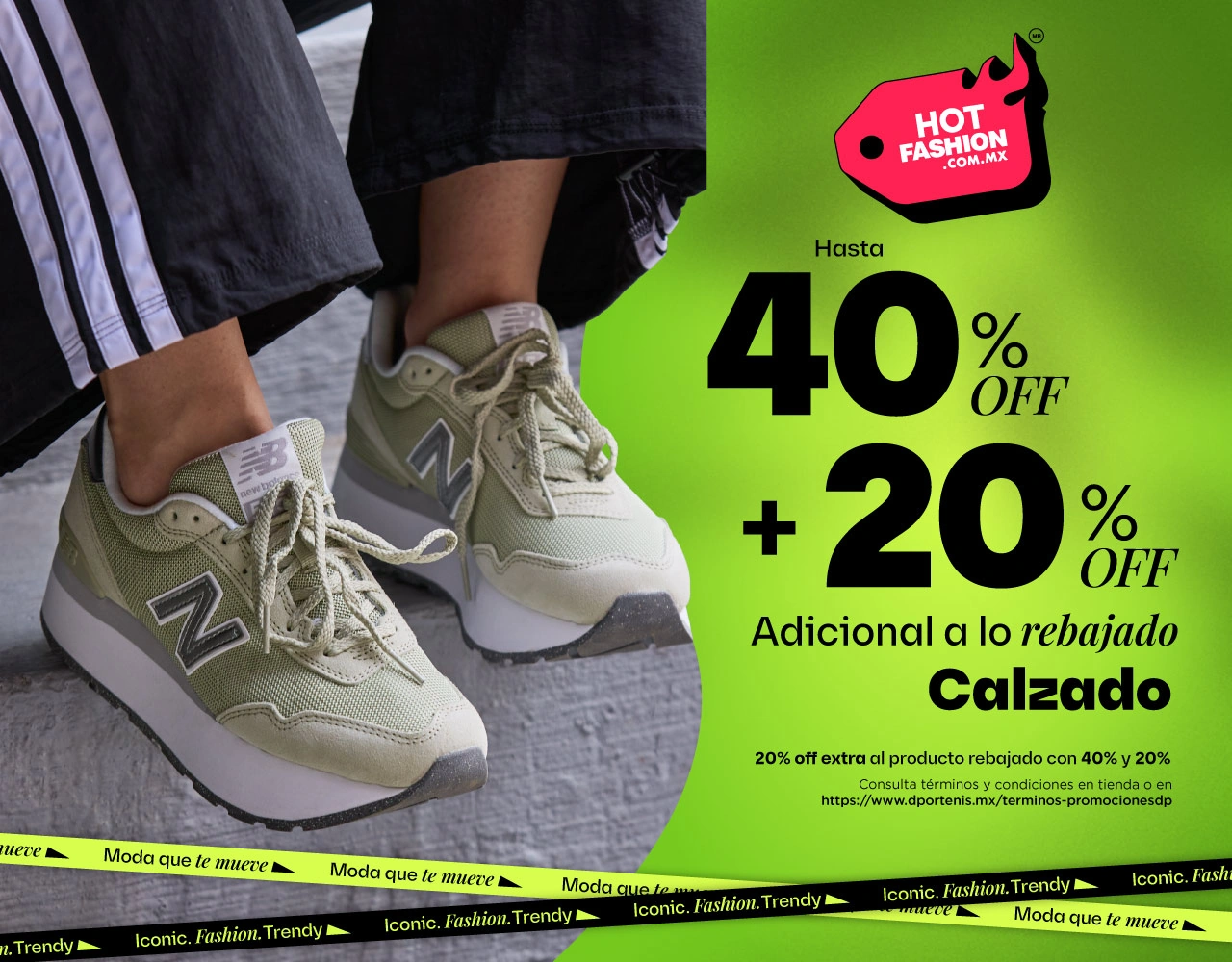 Hot Fashion: 40% OFF + 20% adicional en calzado | dportenis