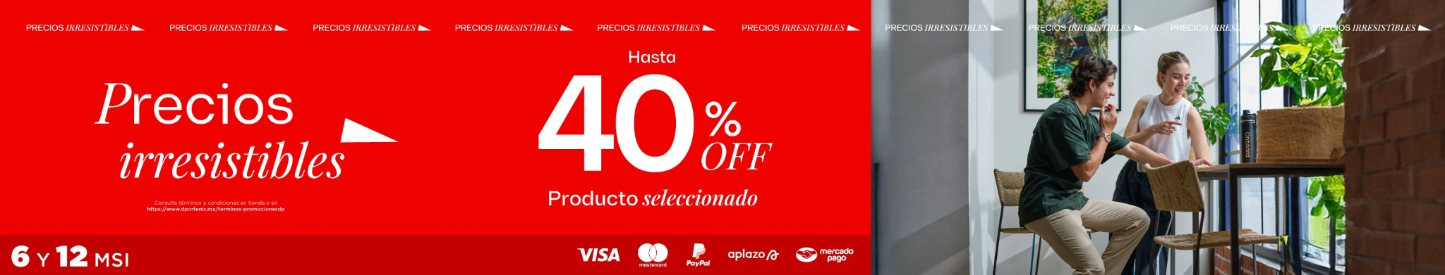 Ofertas hasta 40%