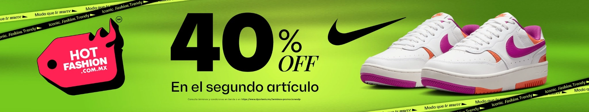 40% segundo Articulo nike