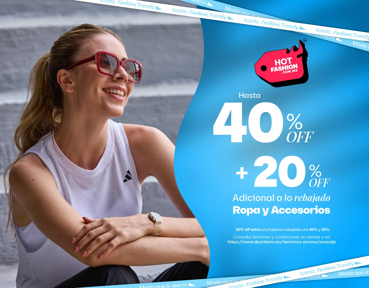 Hot Fashion: 40% OFF + 20% adicional | dportenis