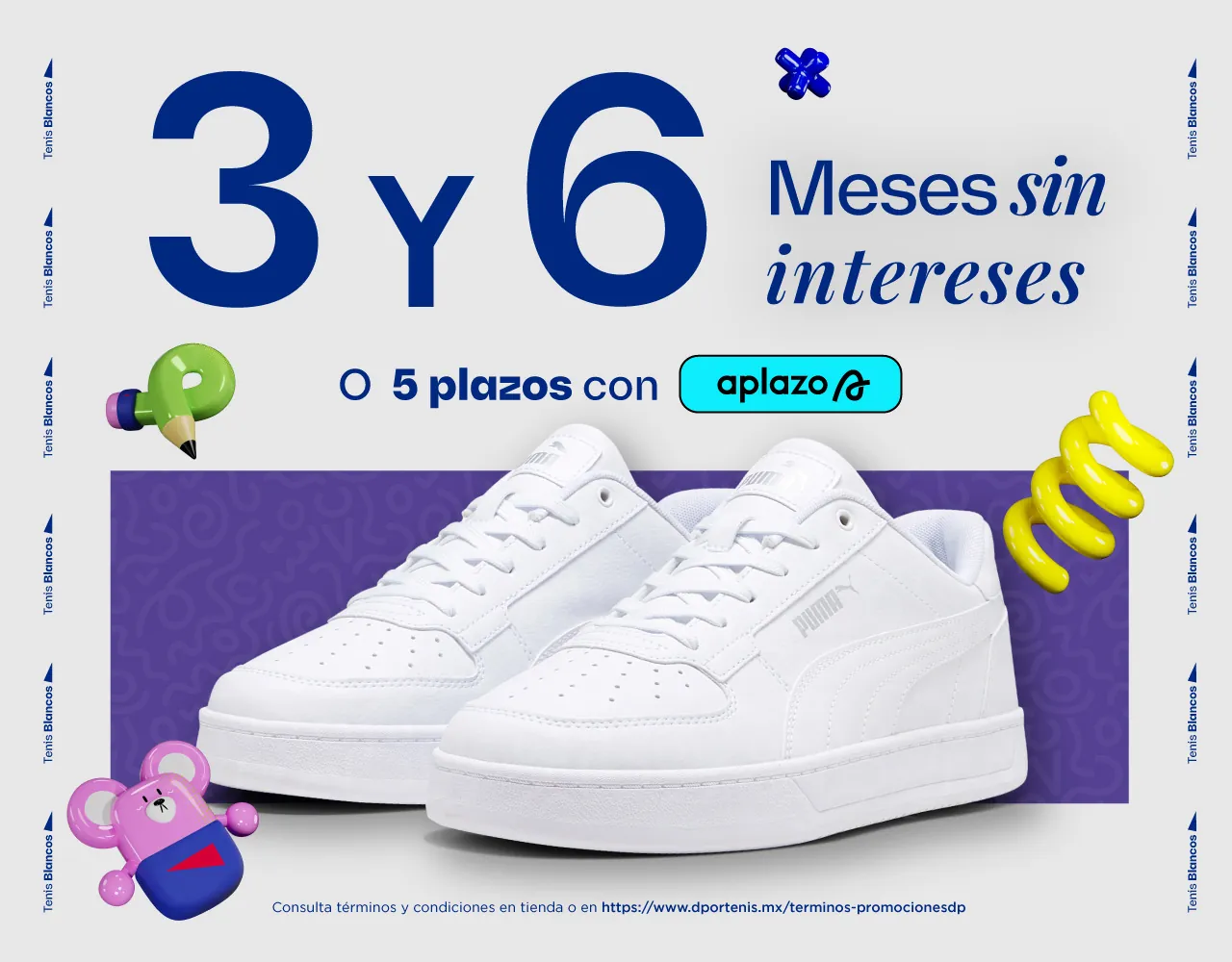 Tenis Blancos Escolares | dportenis