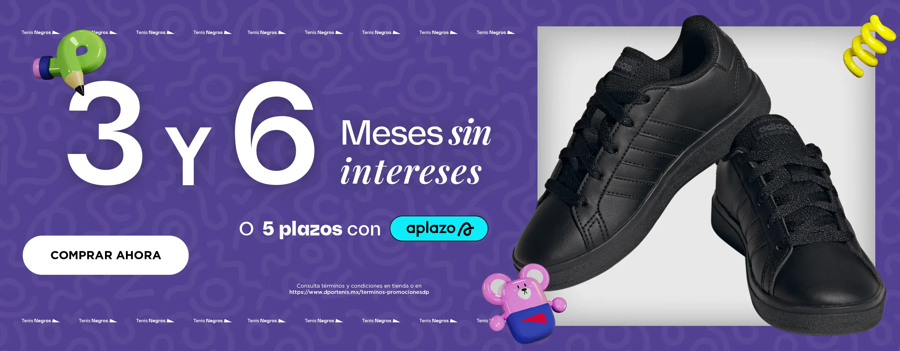 RAC Tenis negros
