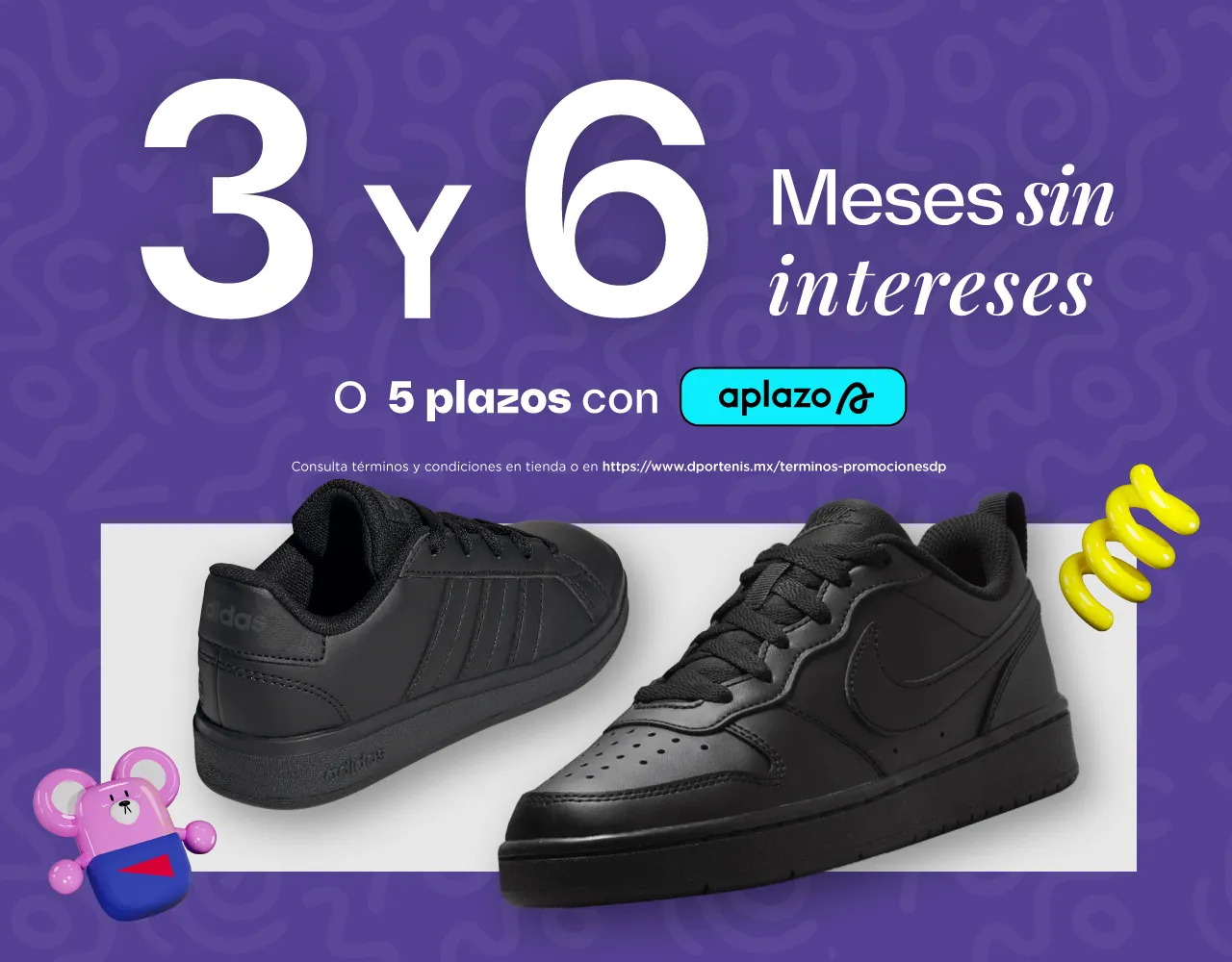 Tenis Negros Escolares | dportenis
