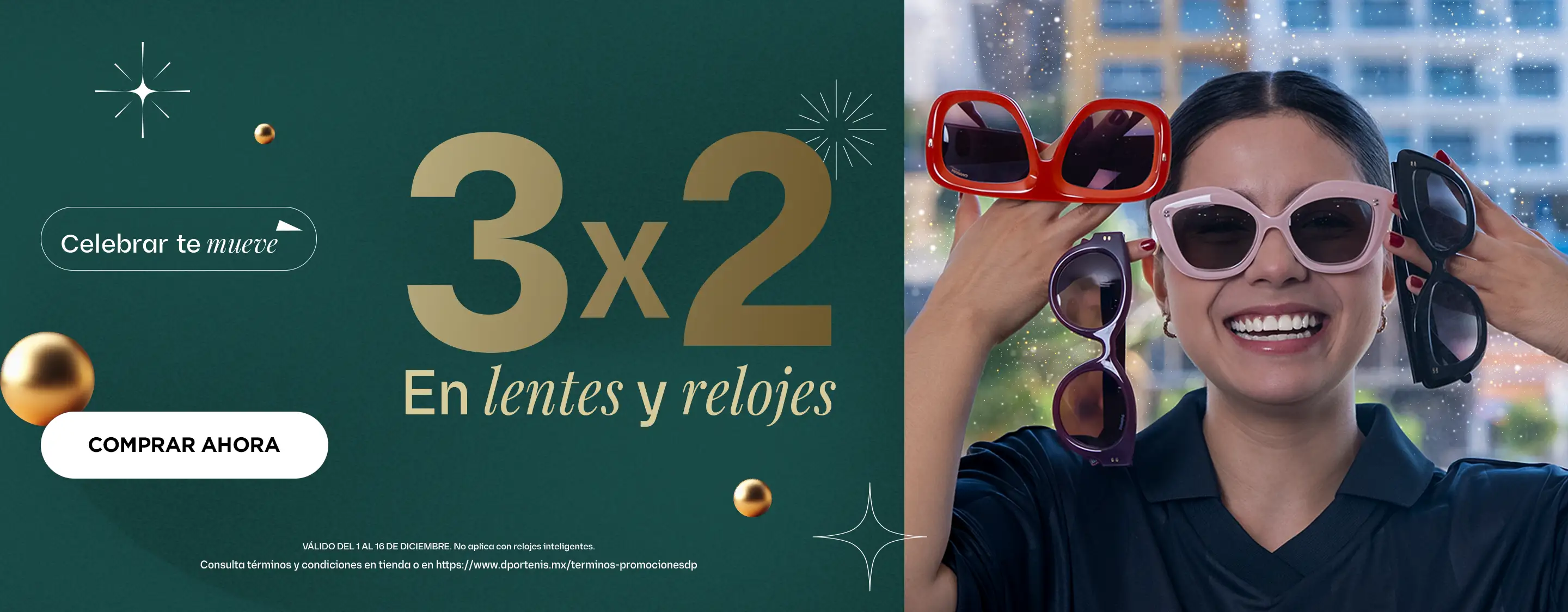 3x2 lentes y relojes septiembre