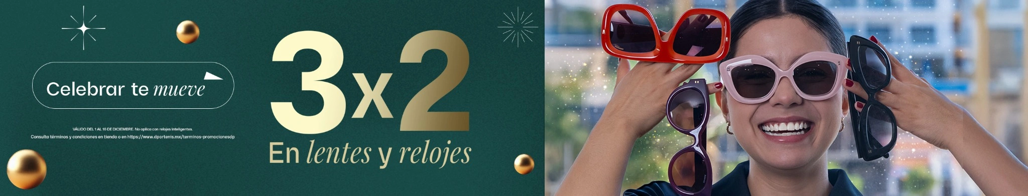 3x2 lentes y relojes septiembre