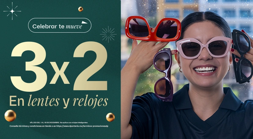 3x2 lentes y relojes septiembre