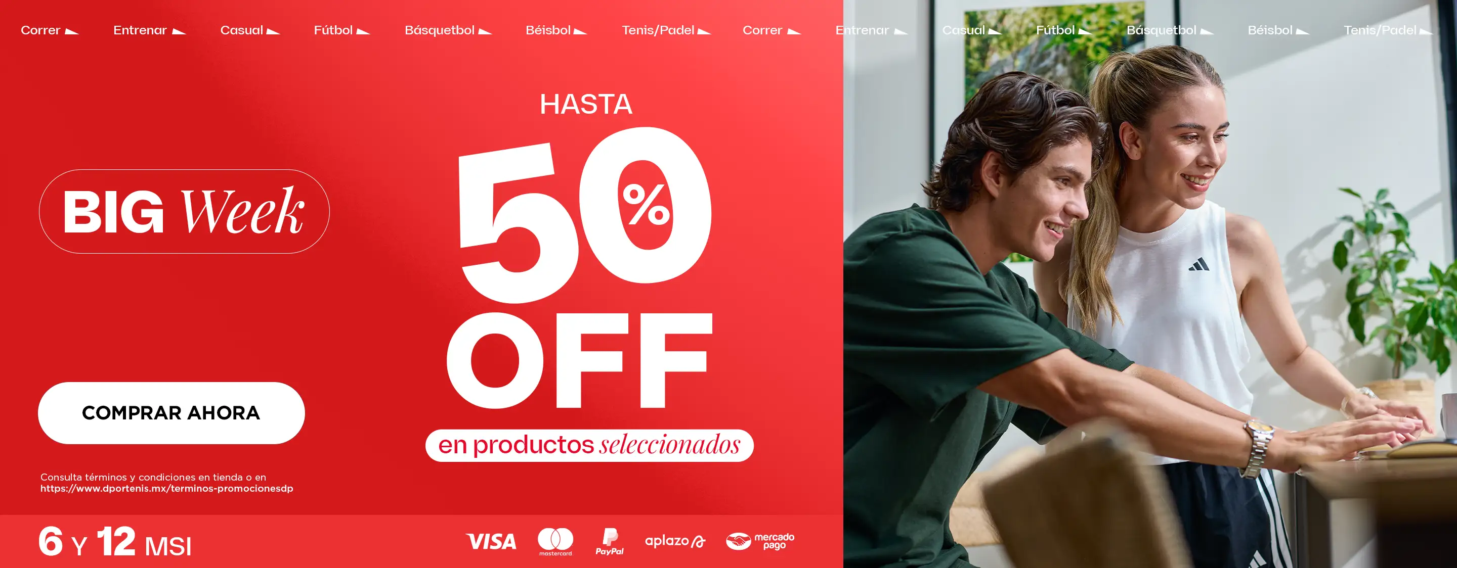 BW hasta 50%