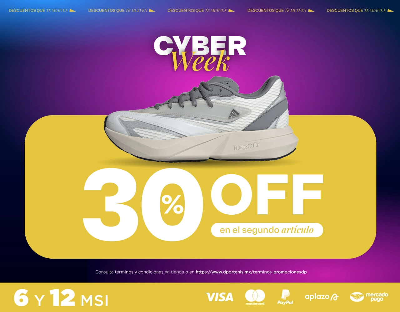 Cyberweek 30% 2do Art. | dportenis