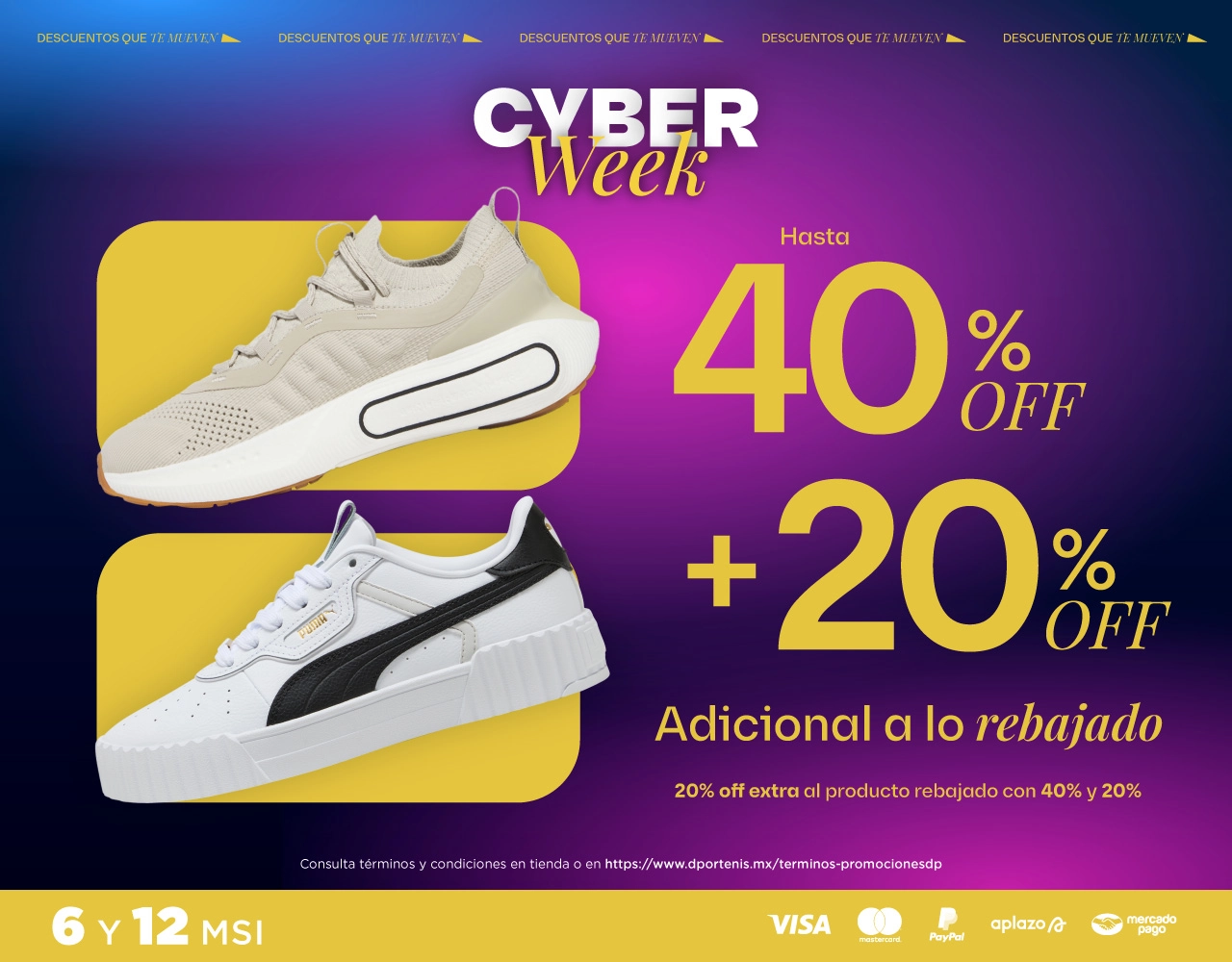 Cyberweek 40 + 20% | dportenis