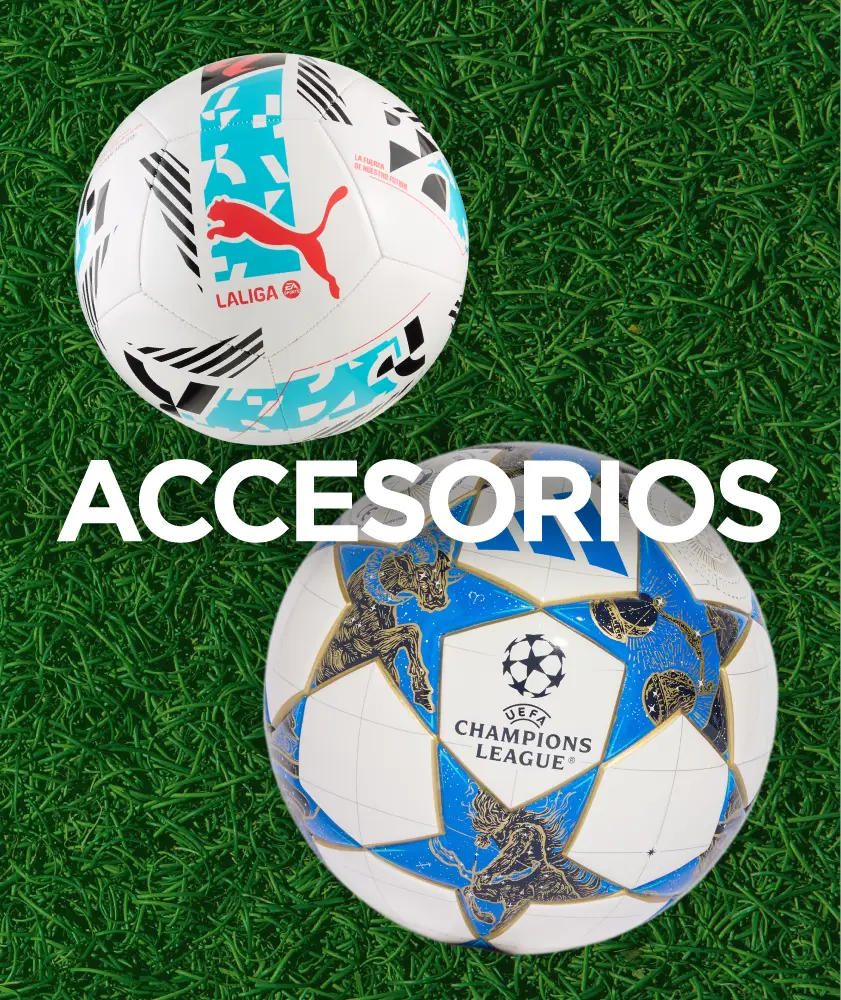 Estos son los accesorios para fútbol que tenemos para ti: