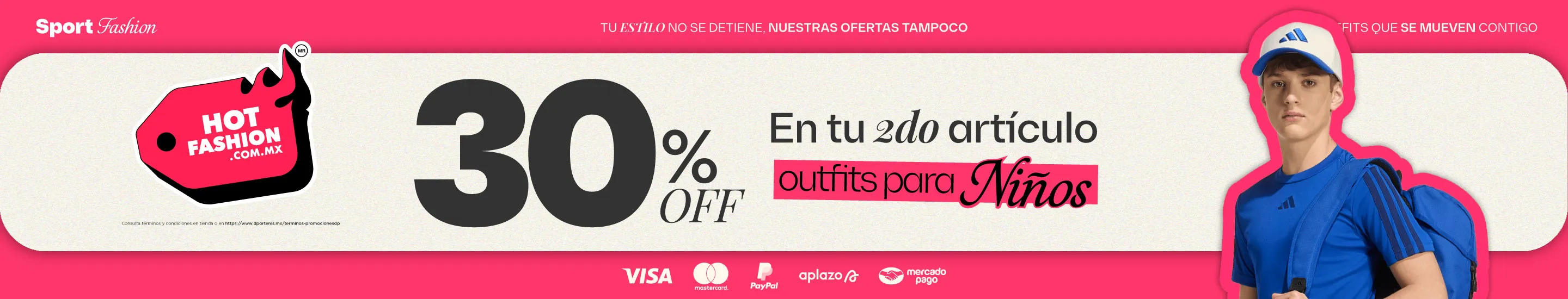 Arma el look 30% tenis y ropa de niños | hotfashion