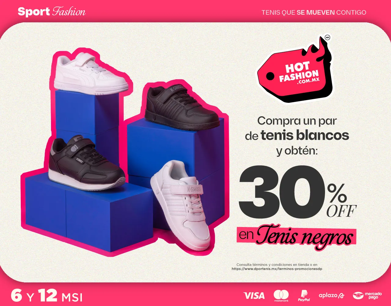 Tenis Blancos + 30% en Tenis Negros | dportenis