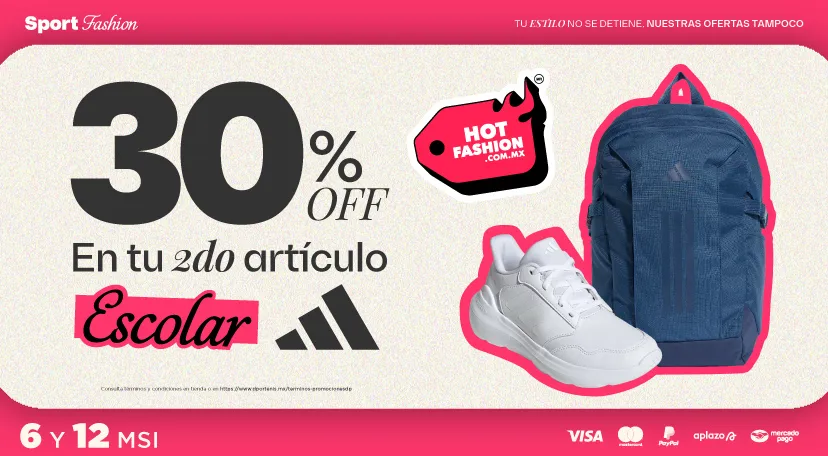 Adidas calzado escolar 30 seg y mochila | hotfashion