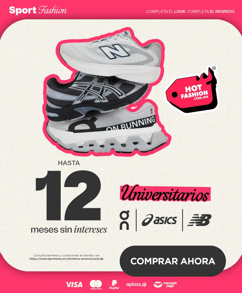 Asics On New Balance 6 y 12 MSI Tenis Universitarios | hotfashion