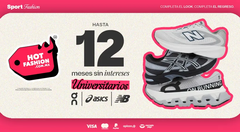 Asics On New Balance 6 y 12 MSI Tenis Universitarios | hotfashion