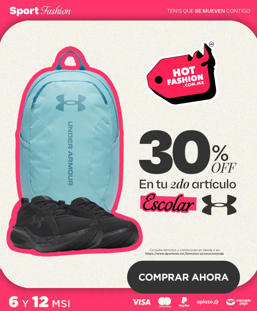 Under Armour calzado escolar 30 seg y mochila | hotfashion