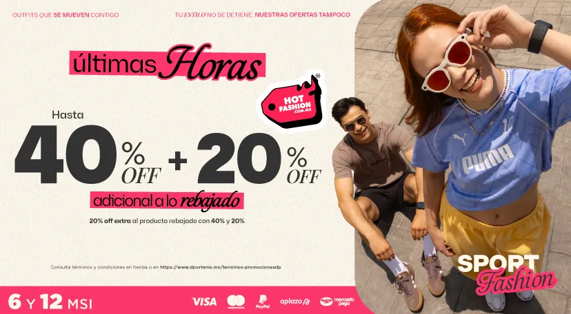 Hasta 40% off + 20% adicional - Ultimas Horas | hotfashion