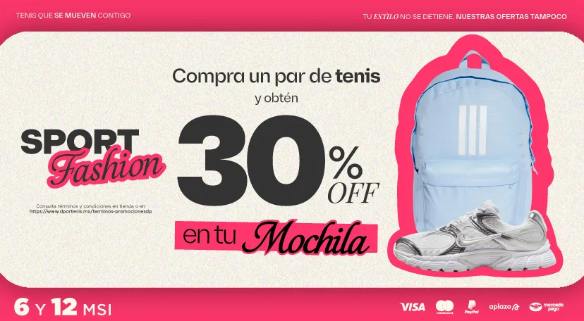 Previa 30% en tu Mochila