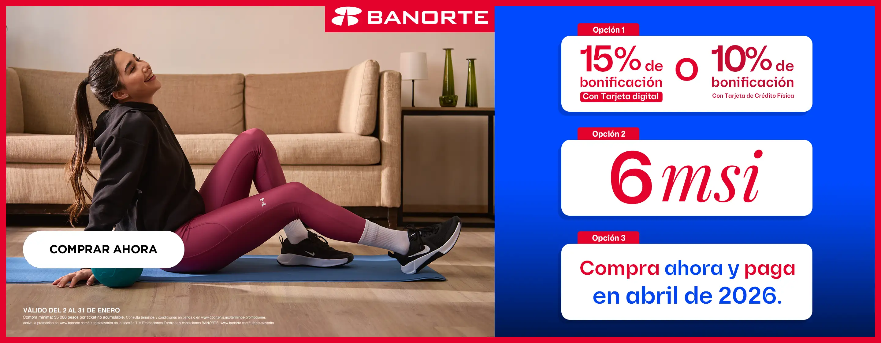 promo banorte enero