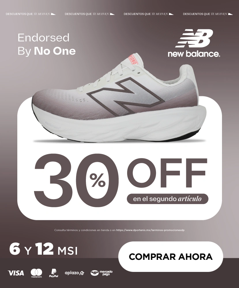 30% de descuento en segundo articulo new balance