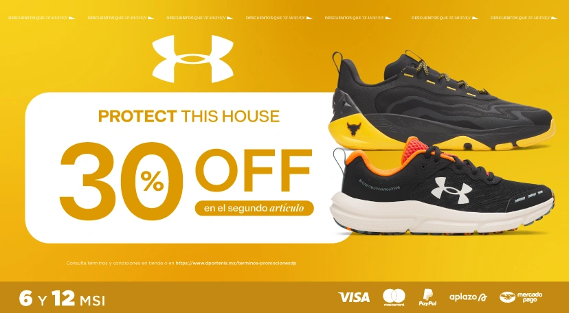 30% de descuento en segundo articulo under armour