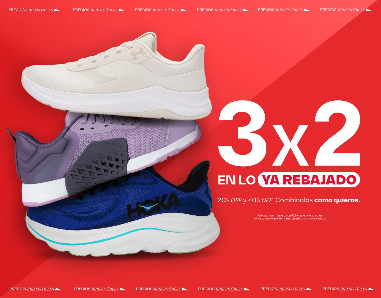 3x2 en producto con descuento | dportenis
