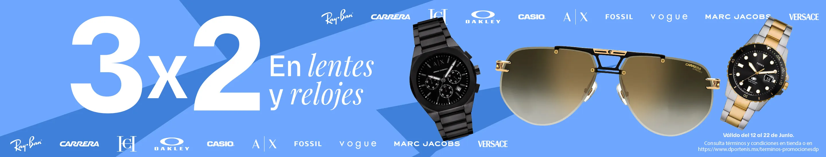 3X2 LENTES Y RELOJES