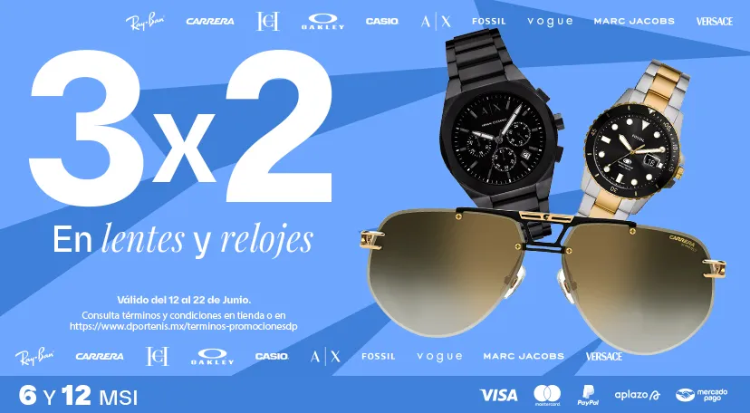 3X2 LENTES Y RELOJES