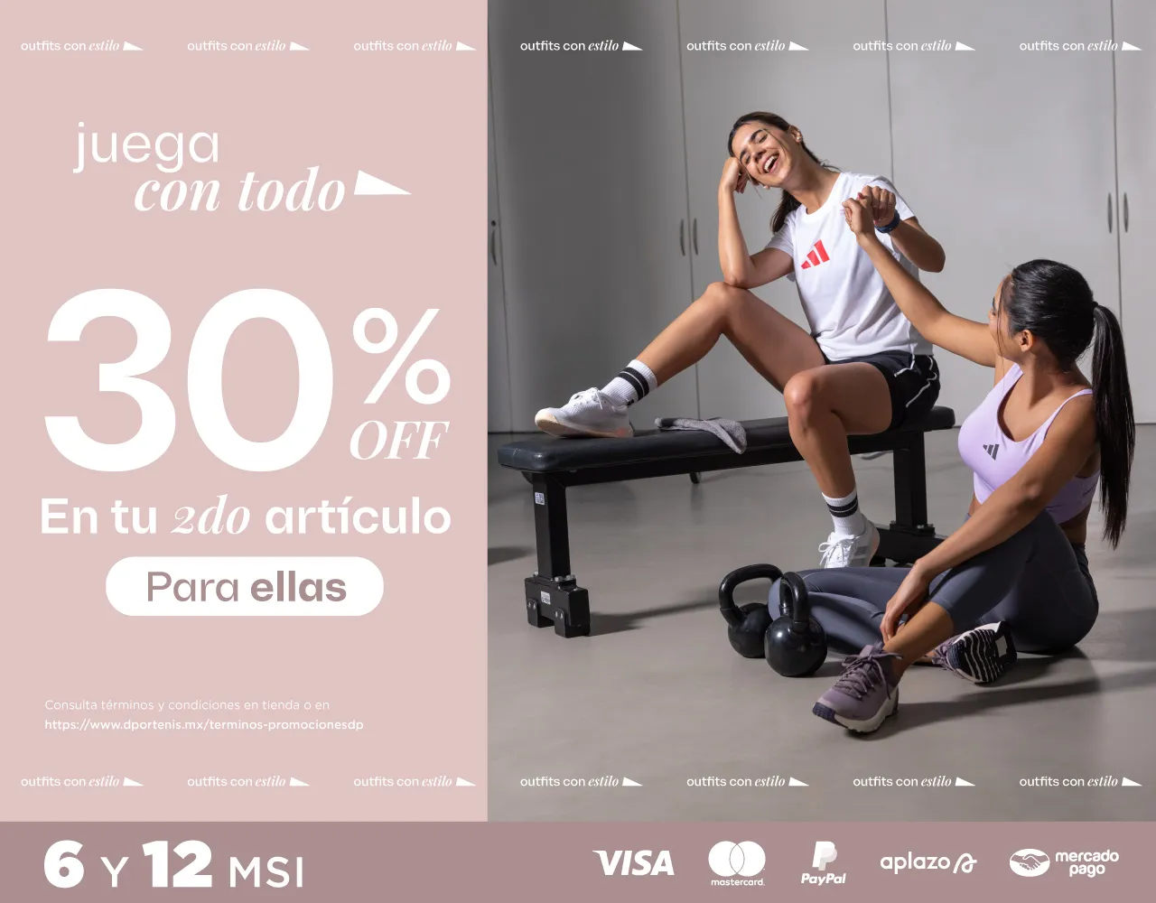 30% OFF en tu segundo artículo | dportenis