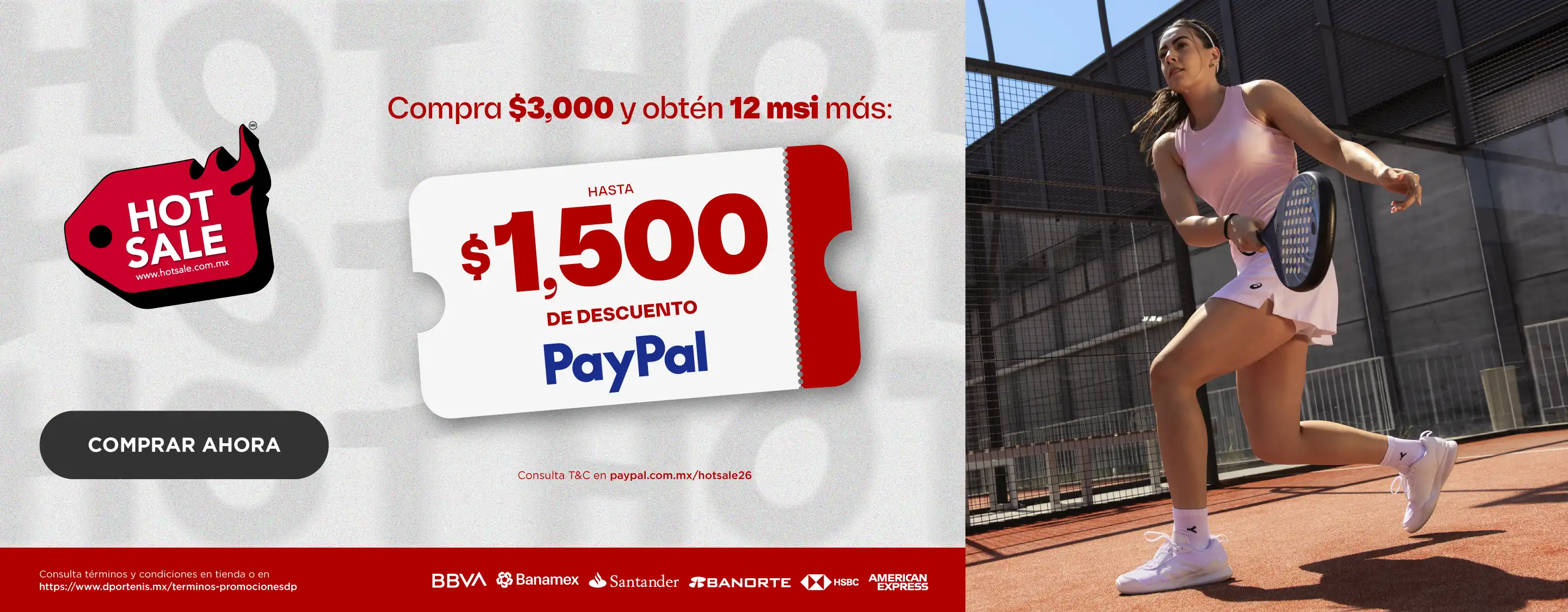 Compra $3,000 y obtén 12 msi más hasta 1500 de bonificación con paypal