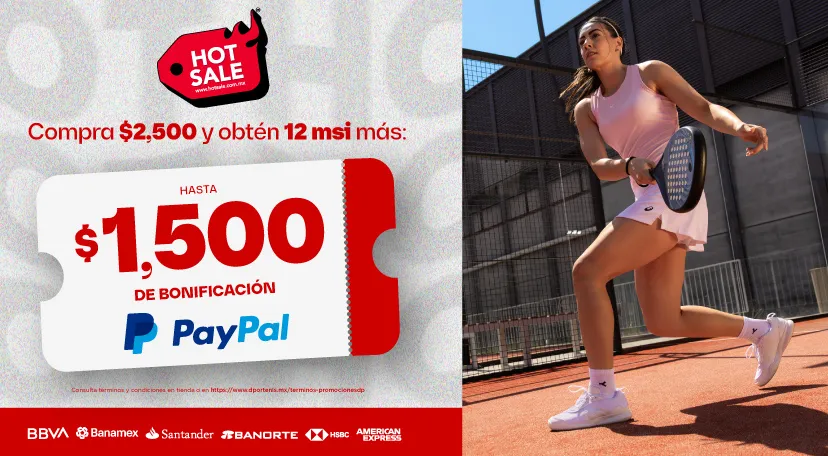 Compra $2,500 y obtén 12 msi más hasta 1500 de bonificación con paypal
