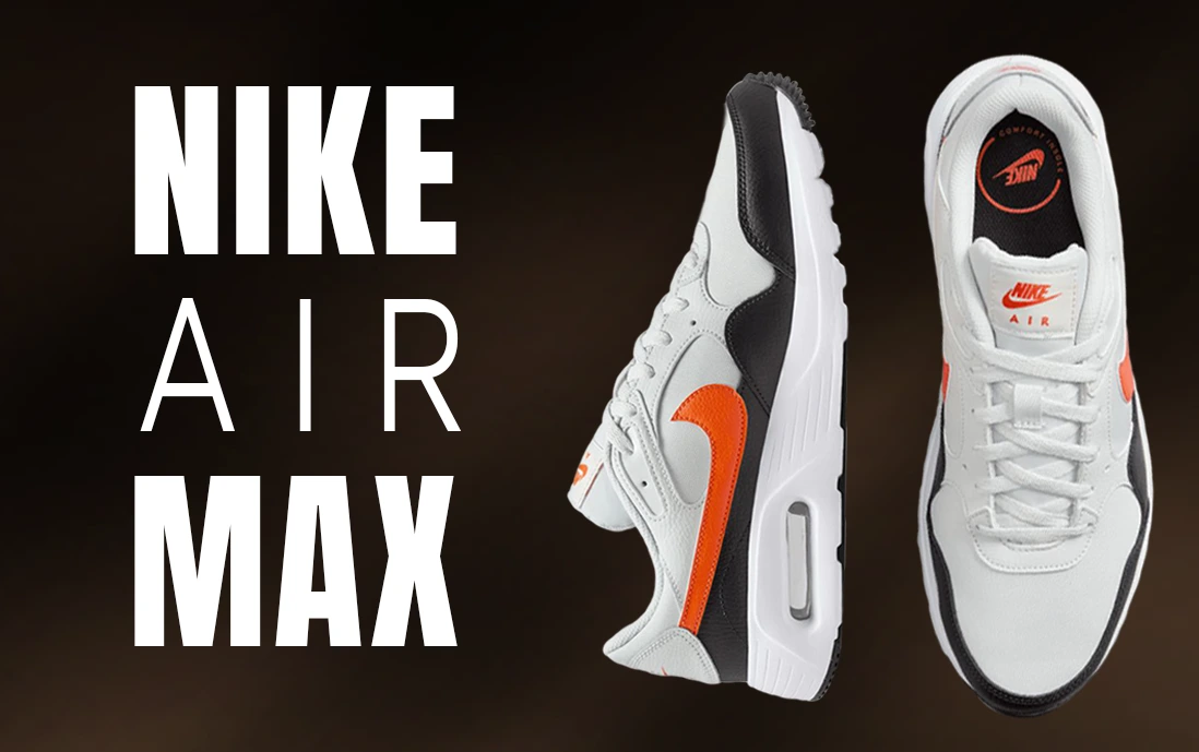 Los tenis Air Max cuentan con bolsa de aire visible y capas de colores. 