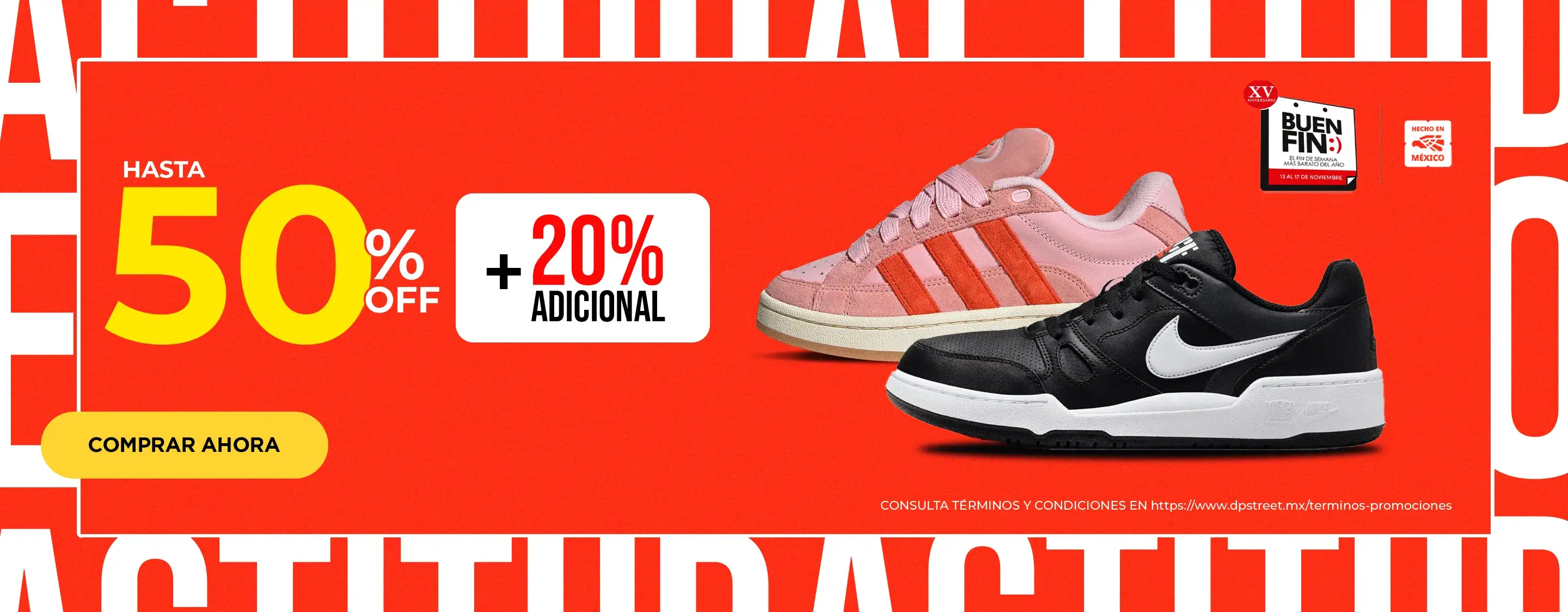 HA - Hasta 50% + 20% Off adicional a lo ya rebajado