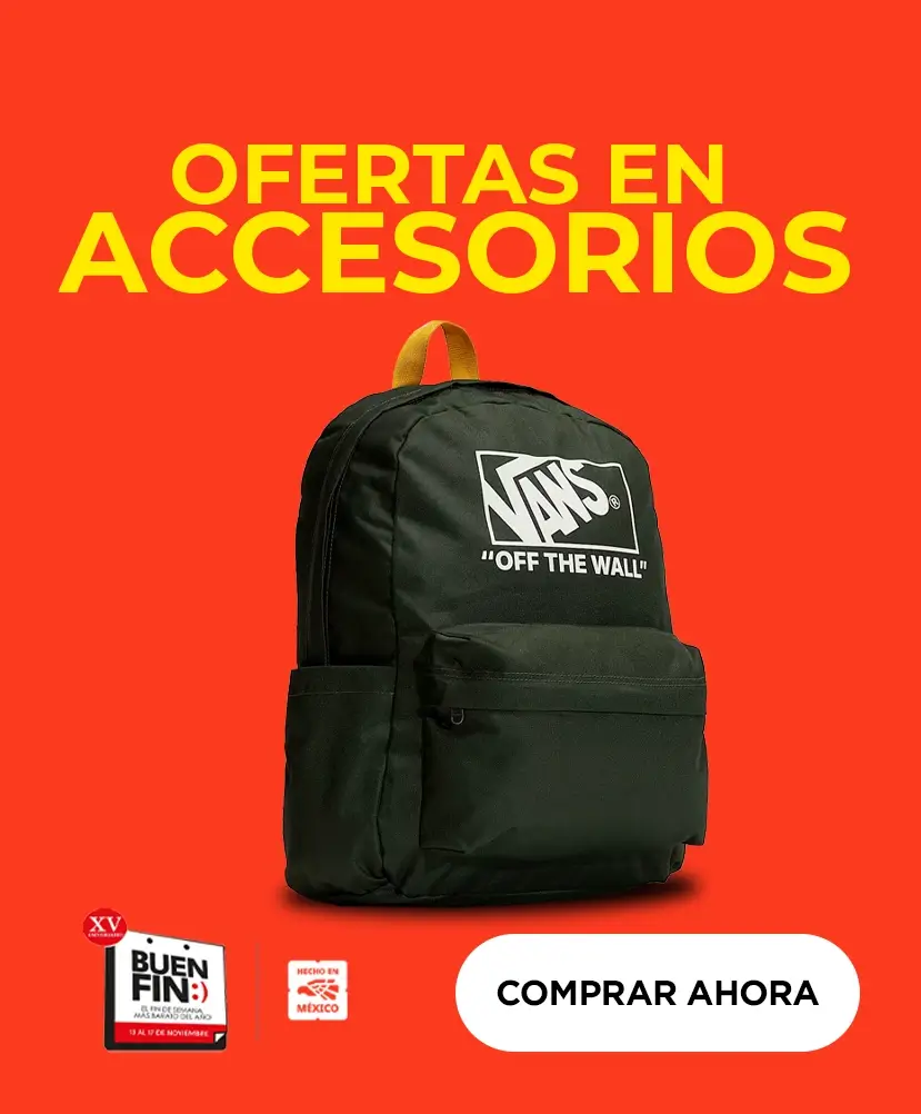 Ofertas en lentes, mochilas, relojes y gorras