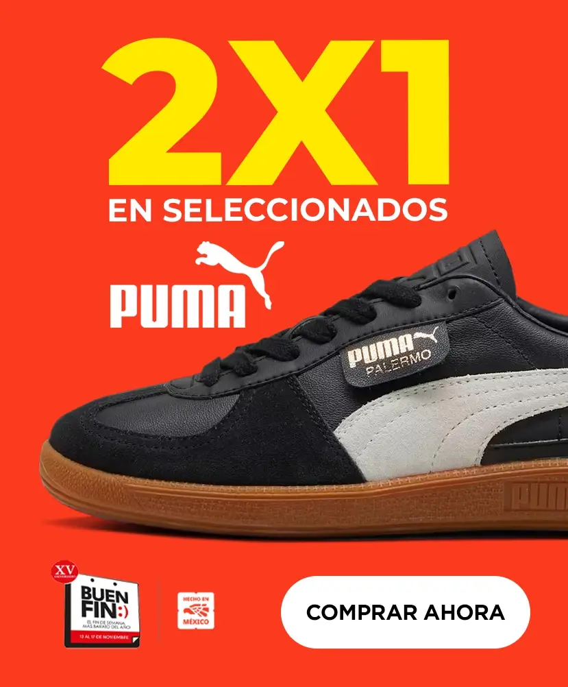 2x1 en productos de la marca Puma