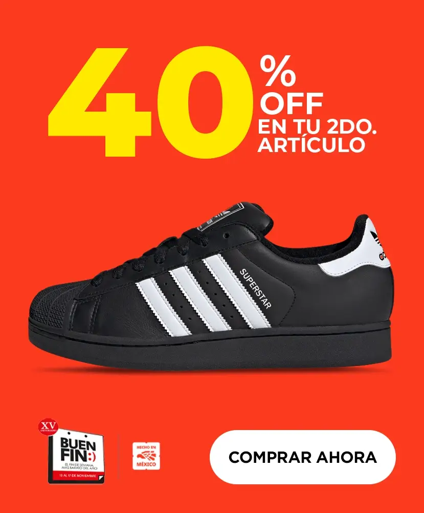 40% de descuento en tu segundo artículo