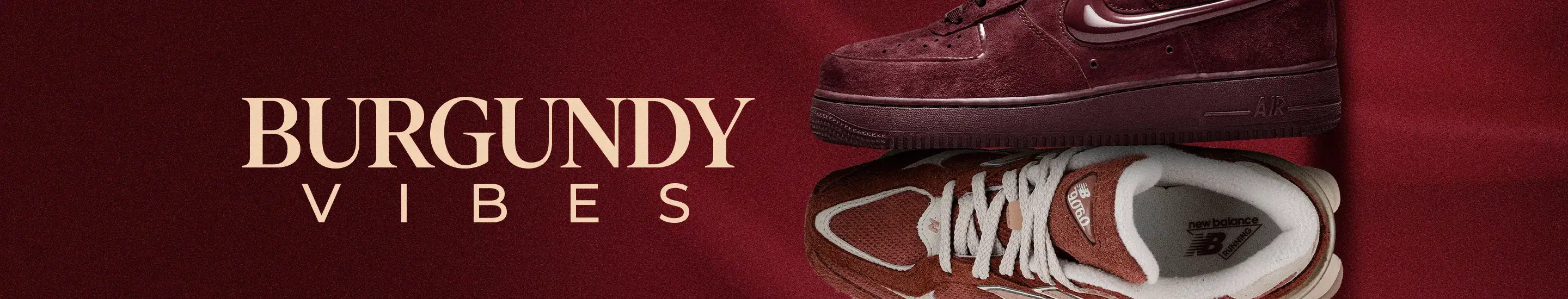 Tenis ropa y accesorios color Burgundy