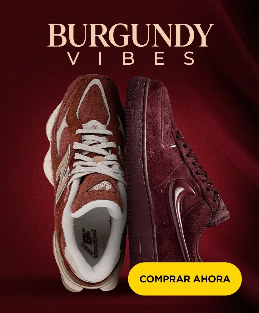 Tenis, ropa y accesorios color burgundy