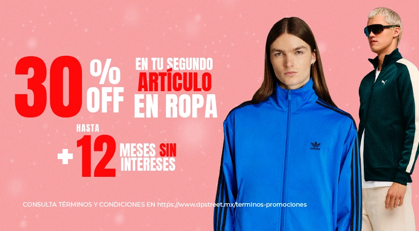 30% de descuento en tu segundo artículo