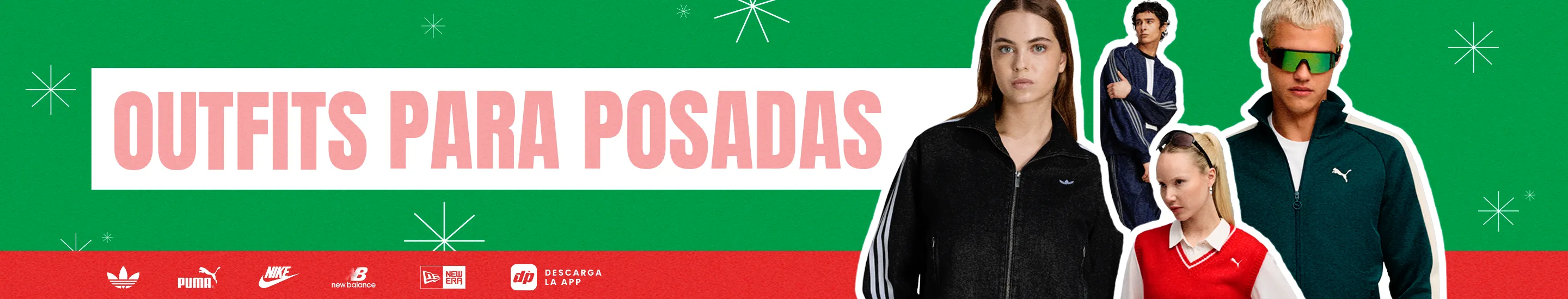 Tenis, ropa y accesorios para navidad