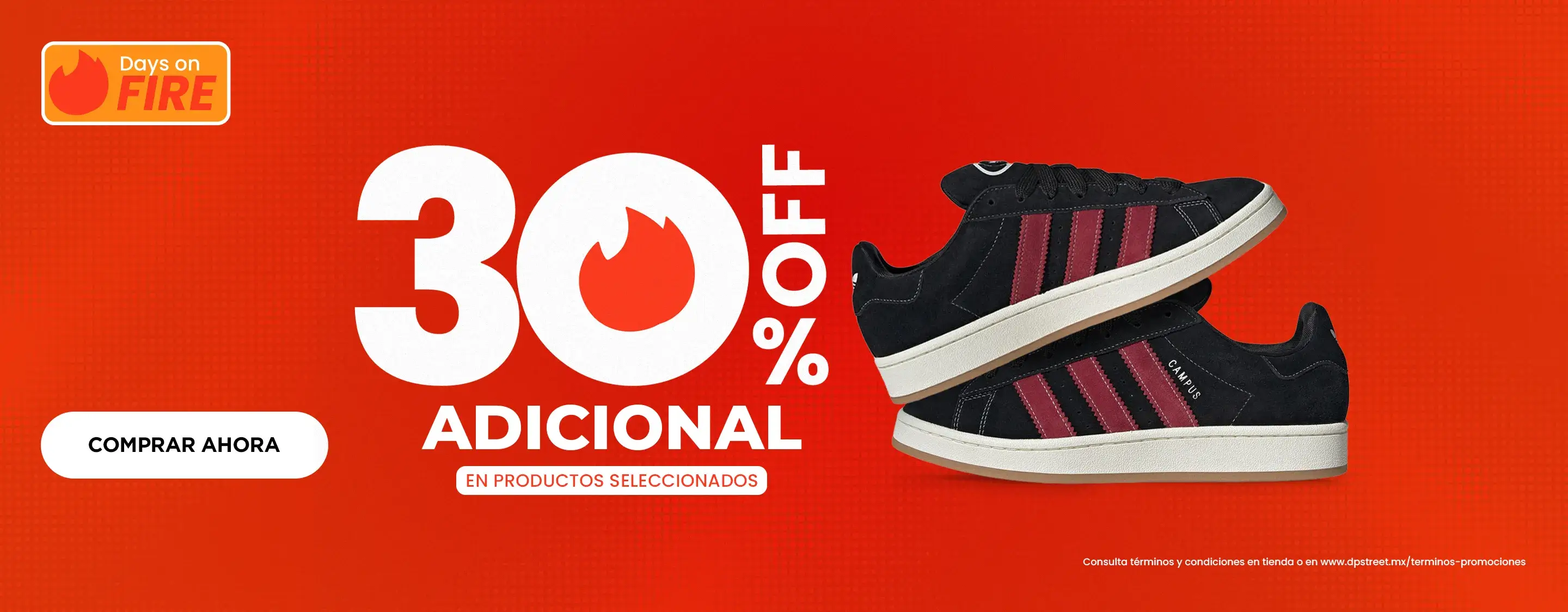 20% de descuento adicional a lo ya rebajado