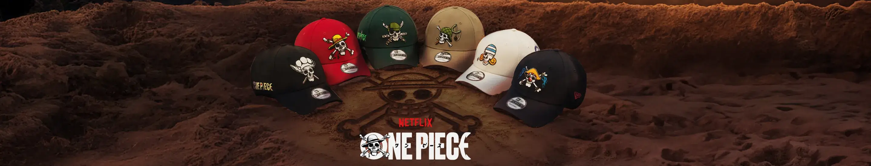 Colaboración de gorras de New Era con One Piece