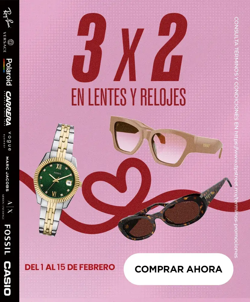 HA - 3x2 en Lentes y Relojes