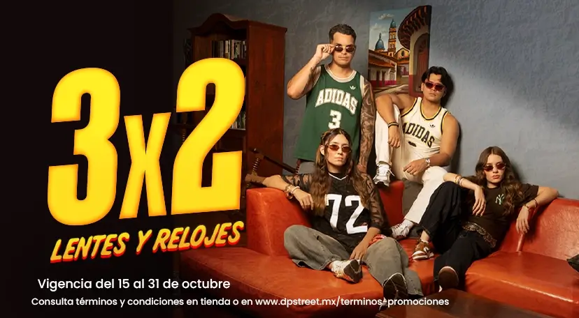 3x2 en Lentes y Relojes
