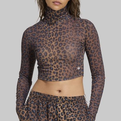 Playera adidas Leopardo Animal Print Mujer