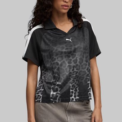 Playera Puma T7 Animal Print Mujer
