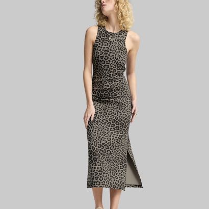 Vestido Puma Leo Luxe Animal Print Mujer